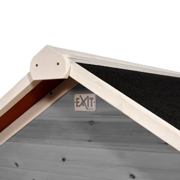 EXIT Loft 100 lekstuga av trä - grå