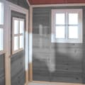 Miniatyrbild 7 av 11: EXIT Loft 100 lekstuga av trä - grå