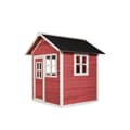Miniatyrbild 3 av 11: EXIT Loft 100 lekstuga av trä - röd