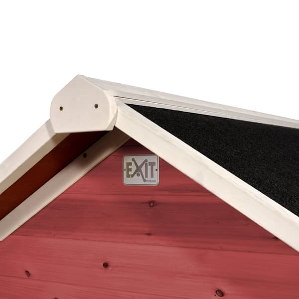 EXIT Loft 100 lekstuga av trä - röd