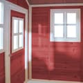 Miniatyrbild 7 av 11: EXIT Loft 100 lekstuga av trä - röd