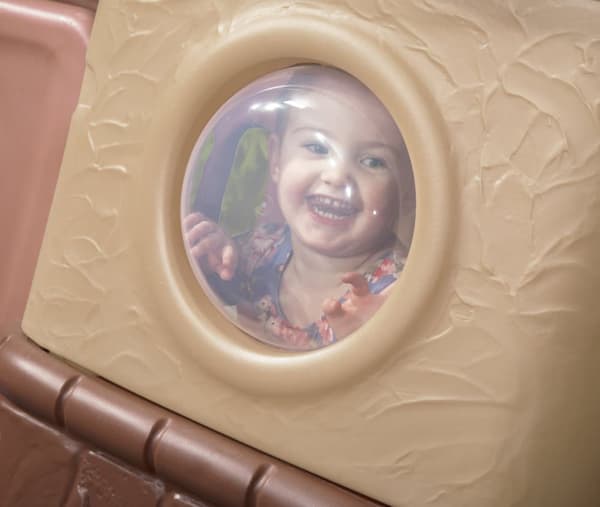 Step2 Clubhouse Climber Lekplats med 2 rutschkanor, klätterstege och kryptunnel | Lekstorn i plast för trädgård / utomhus