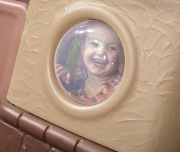 Step2 Clubhouse Climber Lekplats med 2 rutschkanor, klätterstege och kryptunnel | Lekstorn i plast för trädgård / utomhus