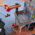Miniatyrbild 4 av 6: KidKraft - Pirate's Cove lekset i trä med 17 tillbehör inklusive piratskepp och figurer, ljud och ljus
