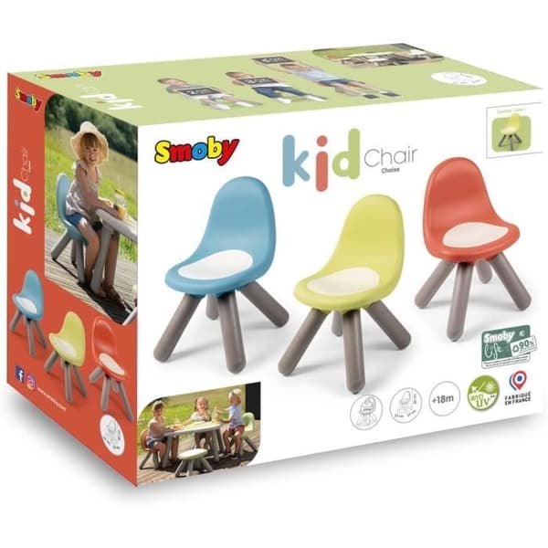 SMOBY - SMOBY Life Kid Grön Stol