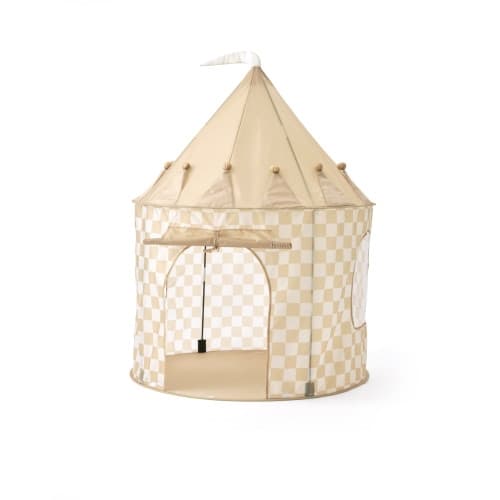 Kids Concept - Star - Play Tent Check Yellow - (1000929)
