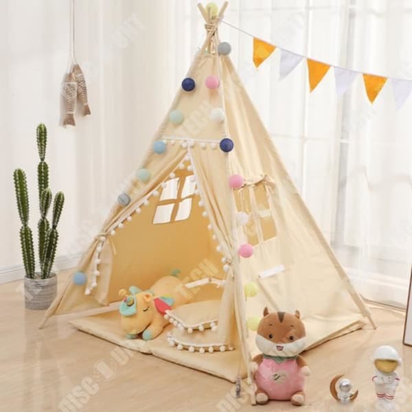 TD® Kids Campingtält, Lekstuga inomhus, Lilla huset, Princess Castle, Utomhus picknicktält