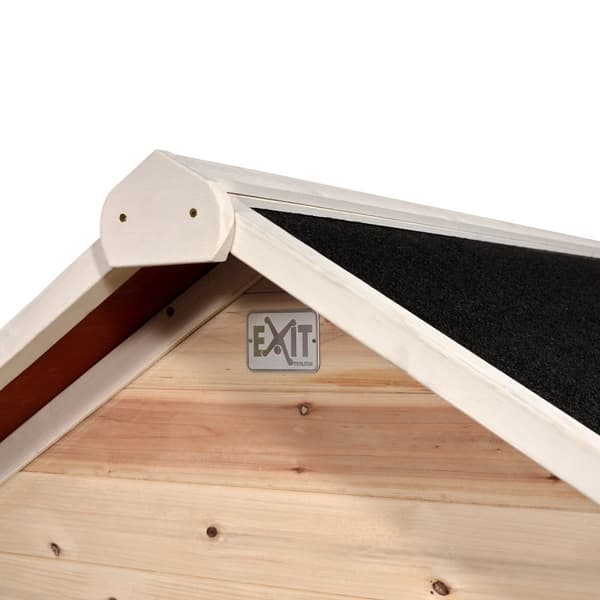 EXIT Loft 350 legehus i træ - naturfarvet