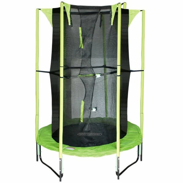 Junior Trampoline med Sikkerhetsnett Colorbaby 122 x 122 x 184 cm