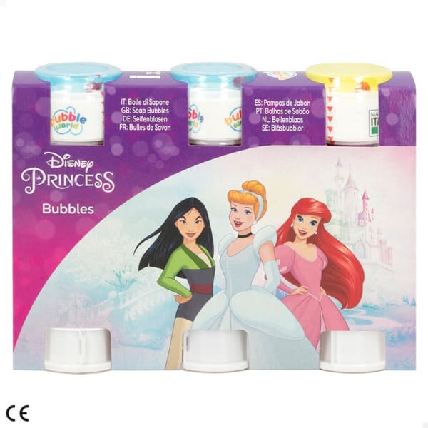 Saippuakuplasetti Disney Princess 3,8 x 11,5 x 3,8 cm (24 osaa)