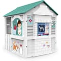 Miniatyrbild 3 av 4: Lekhus för barn - CHICOS - Veterinärcentrum - Grönt och vitt - 106x84x20 cm