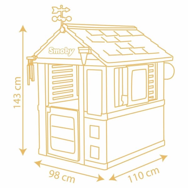 Børnehus til Spil Smoby 4 Seasons 102,7 x 121,8 x 143,4 cm