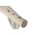 Miniatyrbillede 7 af 8: Vrtni stol Home ESPRIT Hvid Natur Bomuld Træ 90 x 50 x 130 cm