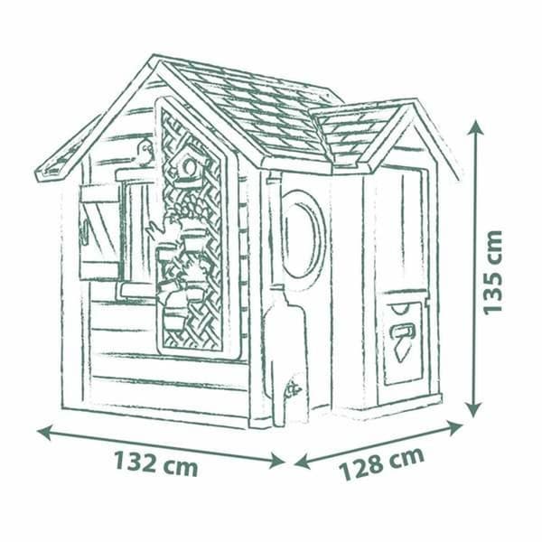 Børnehus til Spil Smoby Life Garden