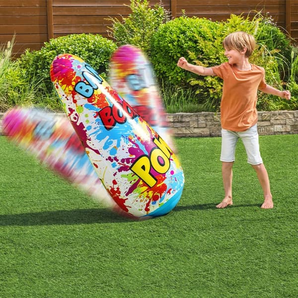 Bestway Inflatable Punching Comic 119 cm +3 År Inomhus och Trädgård 52630
