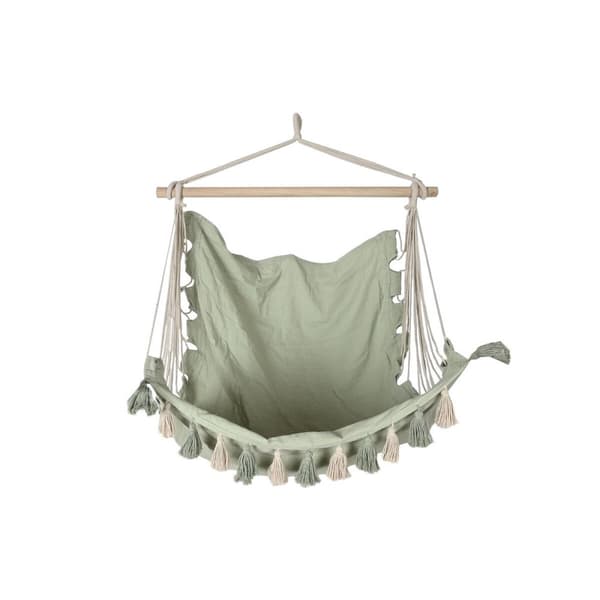Vrtni stol Home ESPRIT Grøn Bomuld Træ 100 x 50 x 135 cm
