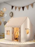 Miniatyrbillede 2 af 2: Telt, Holdbart Materiale, Nem Samling,khaki Ingen lys bold