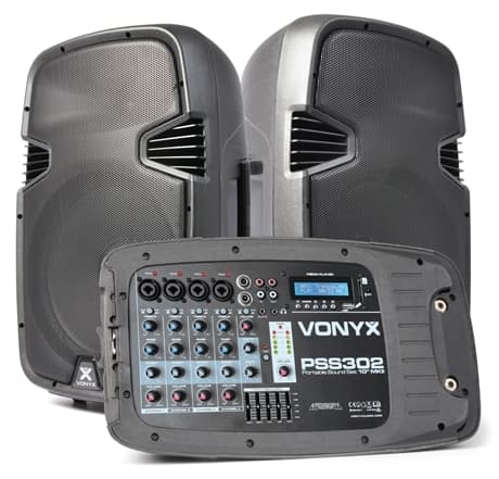 Vonyx PSS302 Port.Soundset 2x10" MP3/Bluetooth