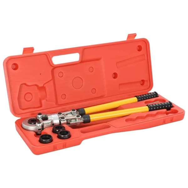 vidaXL Hydraulisk krympetang 16-20-26-32 mm