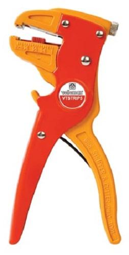 skär- och bandtång automatisk 25 mm stål gul/orange