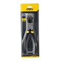 Miniatyrbild 3 av 6: Bent Interior Circlip Pliers 7" Deli Tools EDL0343 (black)
