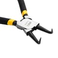 Miniatyrbild 6 av 6: Bent Interior Circlip Pliers 7" Deli Tools EDL0343 (black)