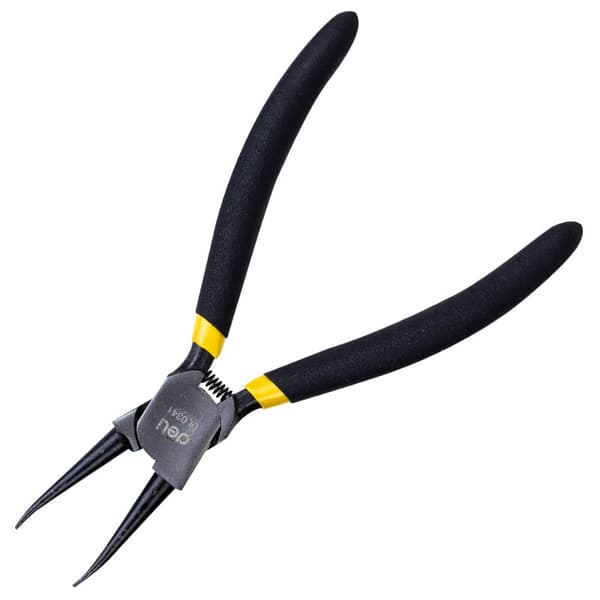 Straight Interior Circlip Pliers 7" Deli Tools EDL0341 (black)