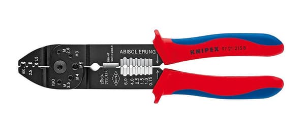 KNIPEX CRIMPETANG 230mm TIL SKYDEKLEMMER, IKKE ISOLERET