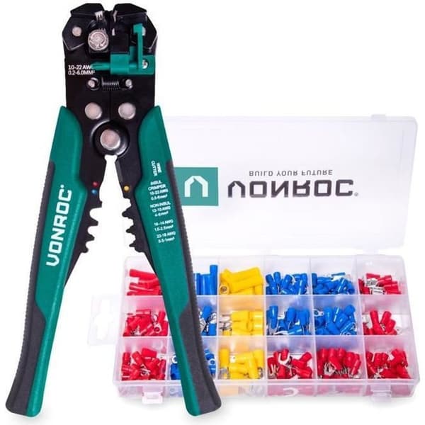 Professionell automatisk presstång - VONROC - WS502XX - 270-pack tillbehör för pressterminaler ingår