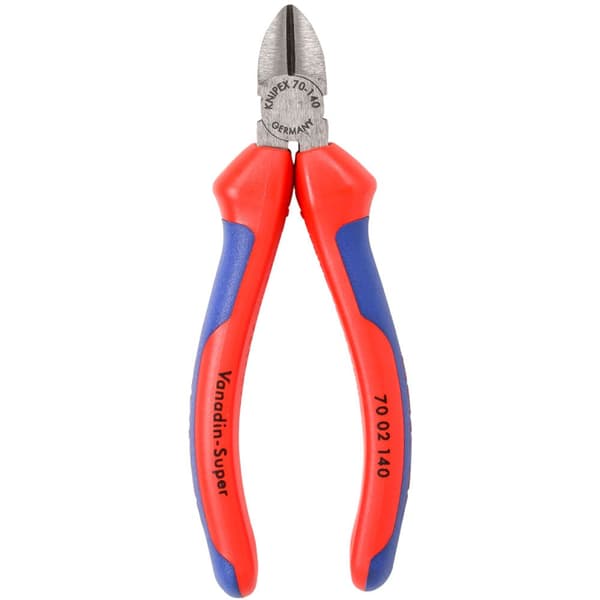 Knipex Cutter Atramentiseret Poleret Diagonal 140 Mm Rød