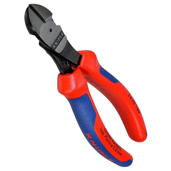 Knipex Skæretang Atramentiseret Diagonal 160 Mm Rød,Blå
