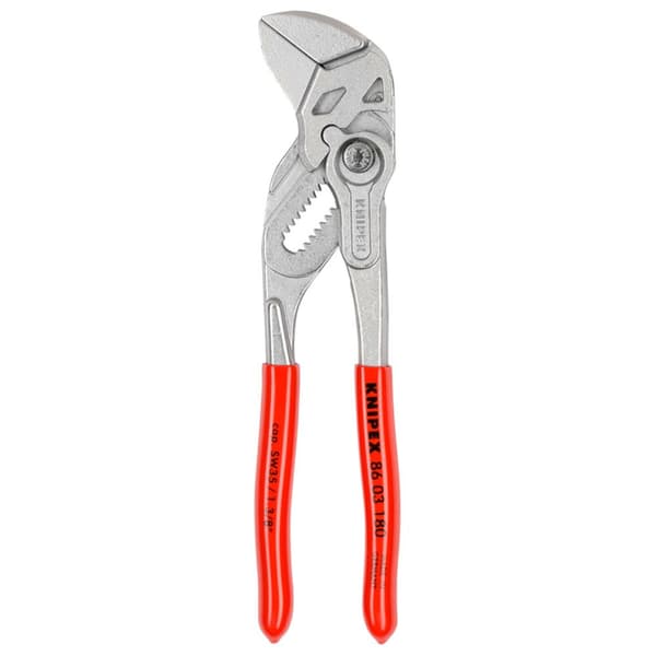 Knipex Tangnøgle Plastbelagt 180 Mm Rød