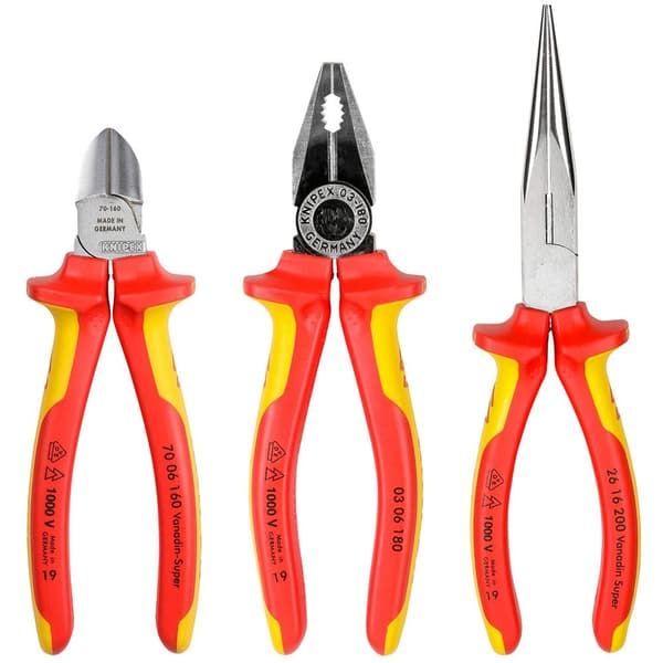 Knipex Electro Set 3 Osat Punainen