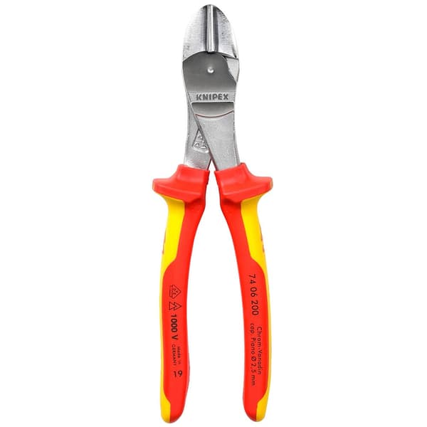 Knipex Høj Gearing Fræser Isoleret Diagonal 200 Mm