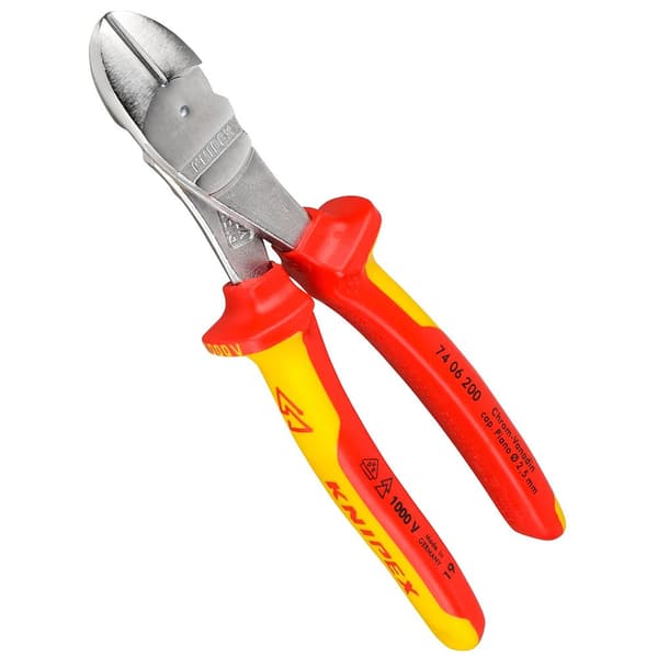 Knipex Høj Gearing Fræser Isoleret Diagonal 200 Mm