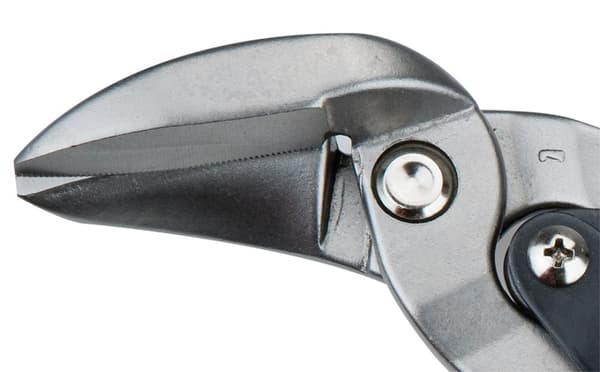 Saks til plademetal 240 mm, bukket til venstre
