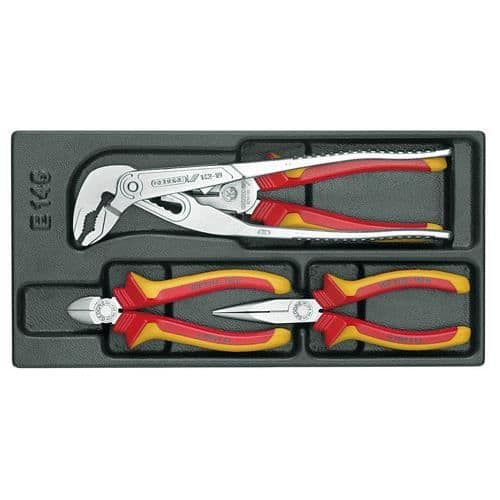 VDE tångsortiment - GEDORE - artikelnummer 1733079 - Elskydd - Tångsats
