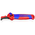 Miniatyrbild 1 av 6: Knipex 16 50 145 SB Avskalningskniv lämplig för runda kablar 7 mm (max)