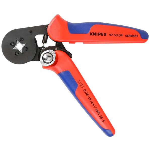 Knipex 180 Mm Selvjusterende Krympetang Rød