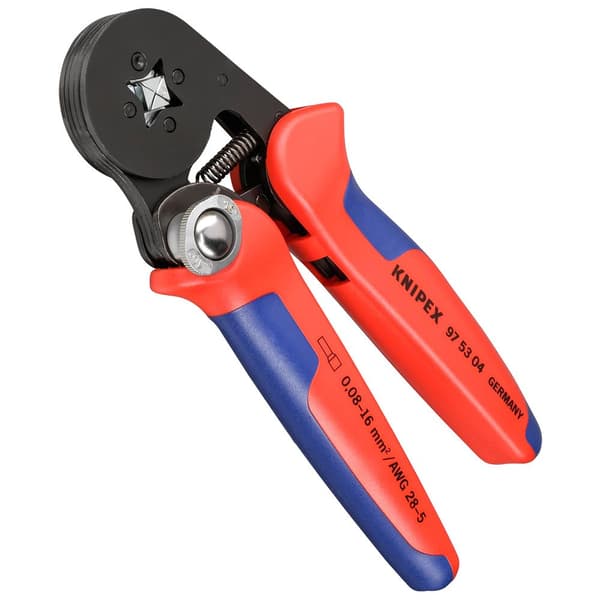 Knipex 180 Mm Selvjusterende Krympetang Rød