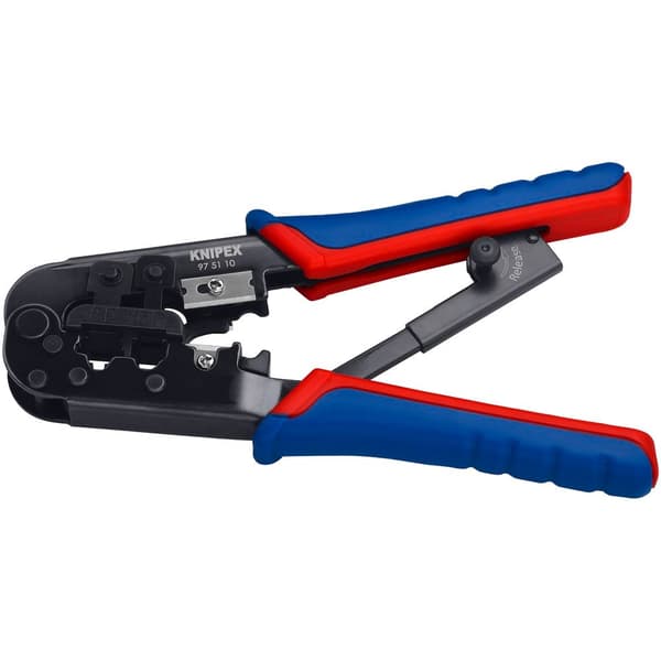 Knipex Krimpetang Til Vestlige Stik 190 Mm Blå