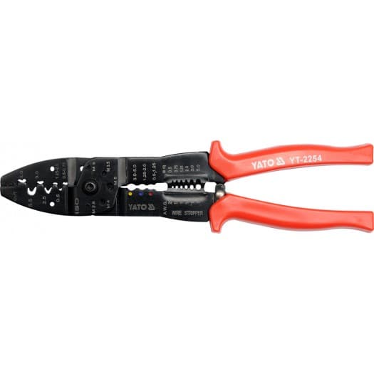 YATO CRIMPETANG TIL FORBINDELSER 0,5-5,5 mm2 2254