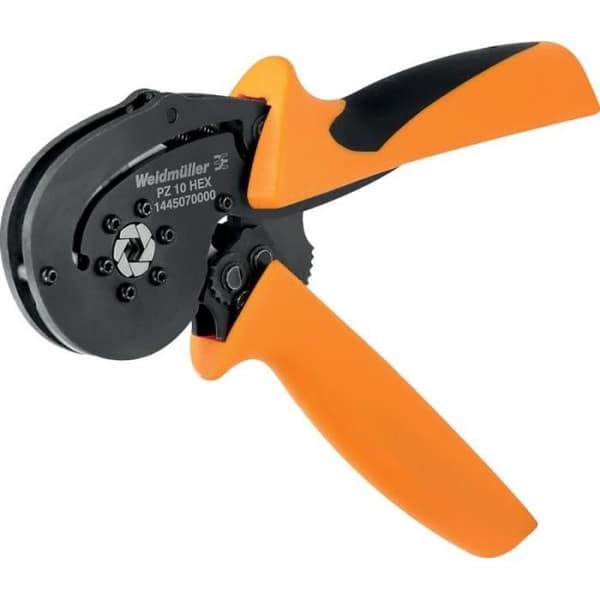 Crimpverktyg - WEIDMULLER - PZ 10 HEX - För hylsor enligt DIN 46228 - Sektion 0.14 till 10mm²