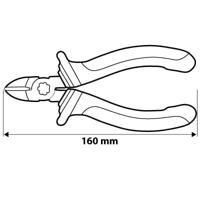 Sideskærer 160 mm