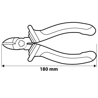 Sideskærer 180 mm