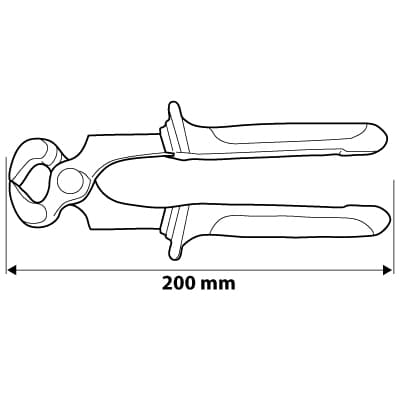 Fronttang 200 mm