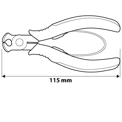 Precisionsändskärare 115 mm