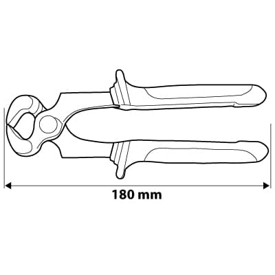 Sømtang 180 mm