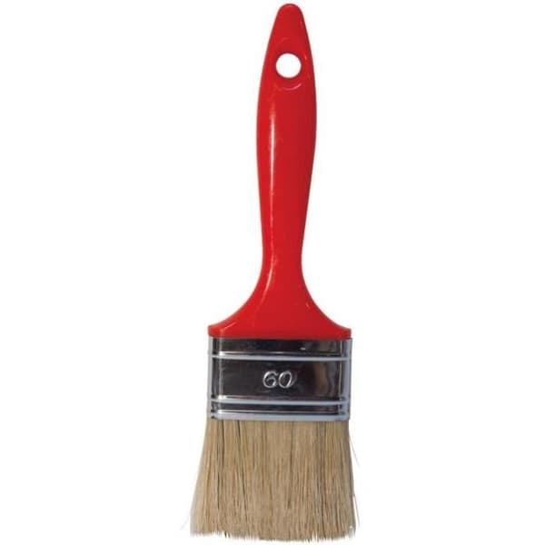 Platt pensel SAVY för alla färger - 60mm - rena hår