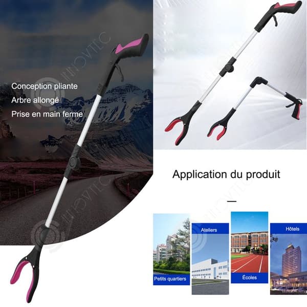 INN Picker 109cm Mass Grabber Långt handtag Sophlockare Multifunktionell bärbar Sophlockare med långt handtag och vikt